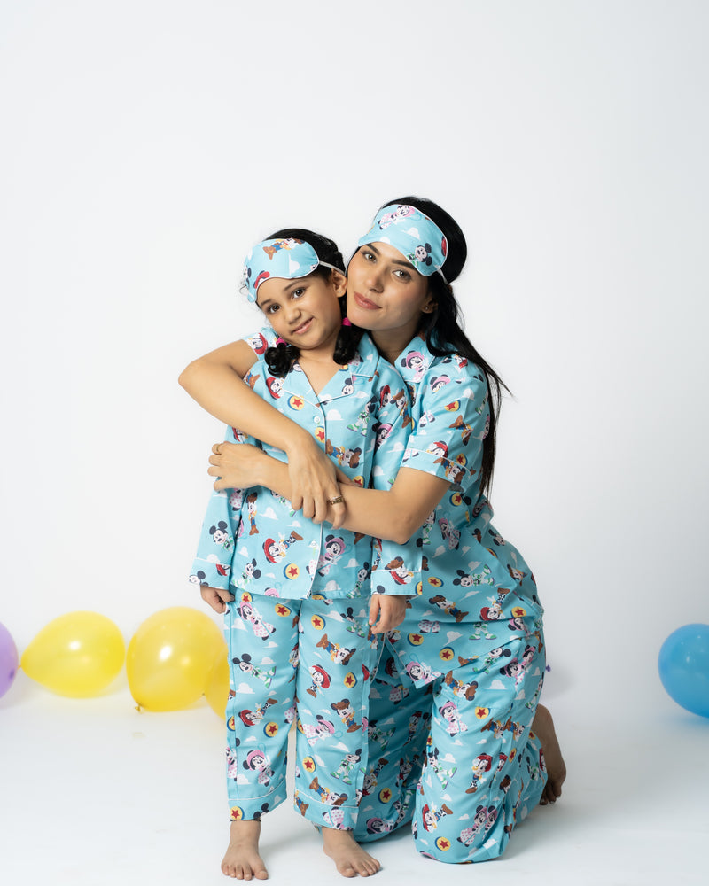 Load image into Gallery viewer, Toon Time Dreams Pajama set Nightwear Set