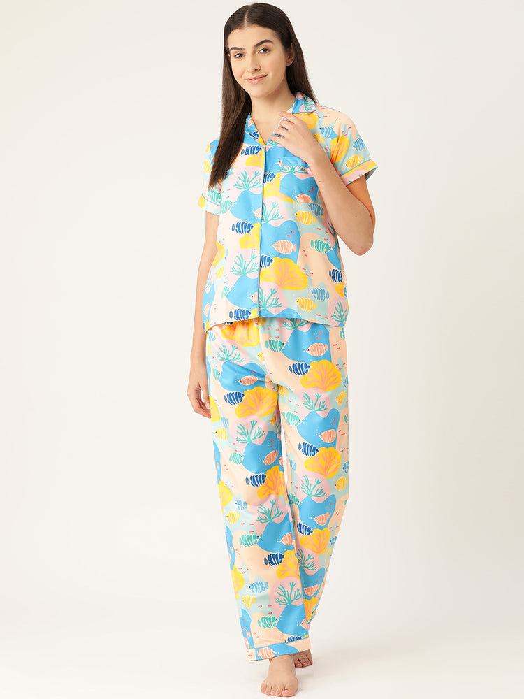 Load image into Gallery viewer, Aquarium Nightwear Set