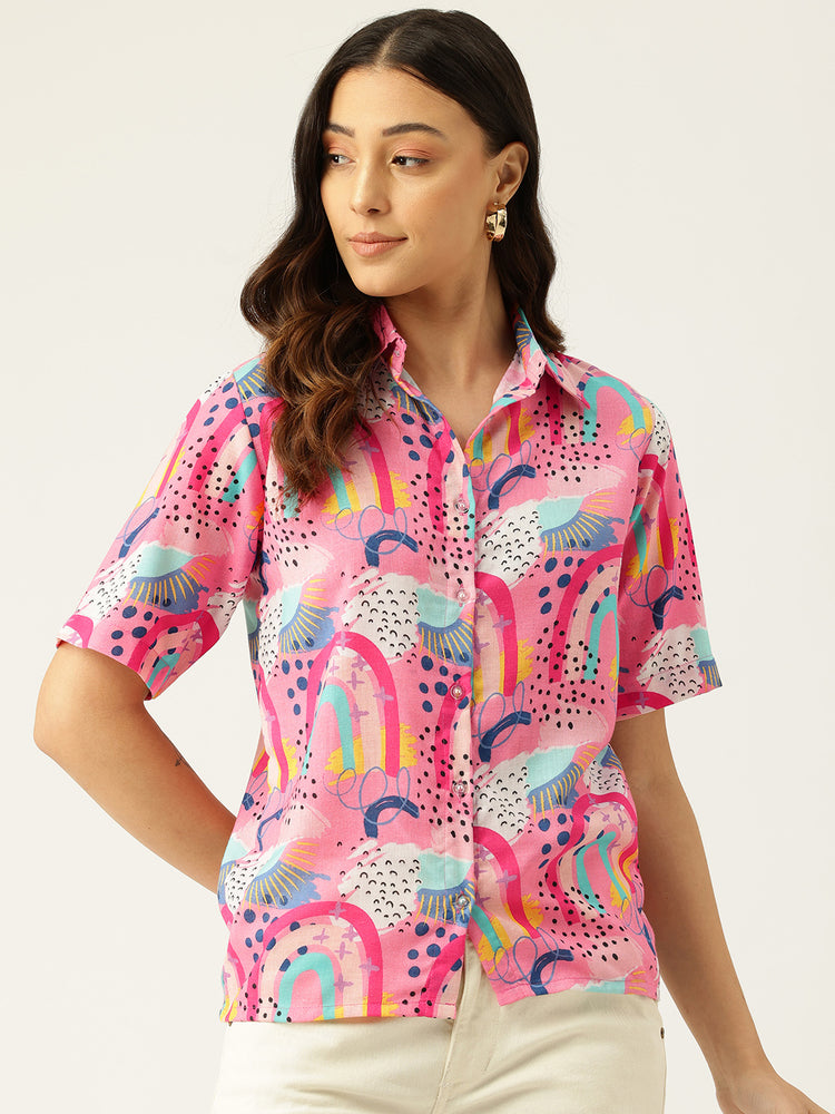 Load image into Gallery viewer, Pop Art Rainbow Shirt