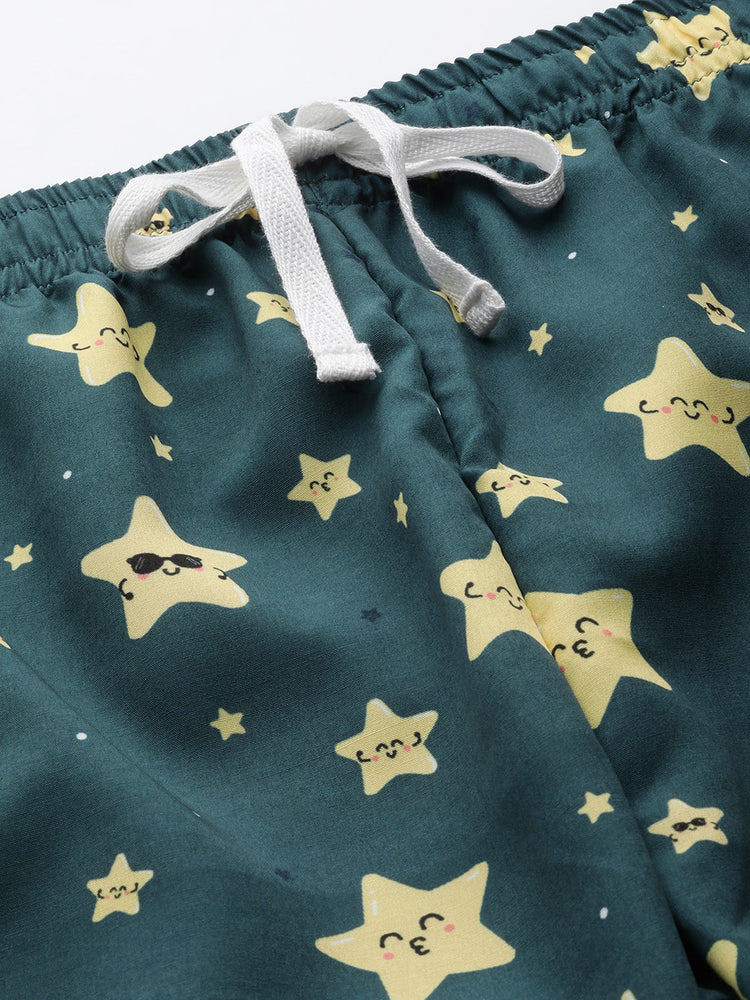 Load image into Gallery viewer, Yellow Star Nightwear Set