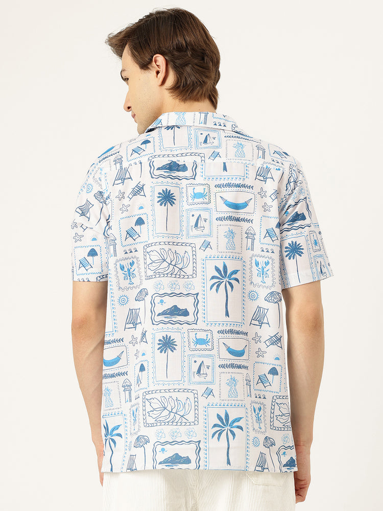 Load image into Gallery viewer, Wave Sketch Summer Shirt