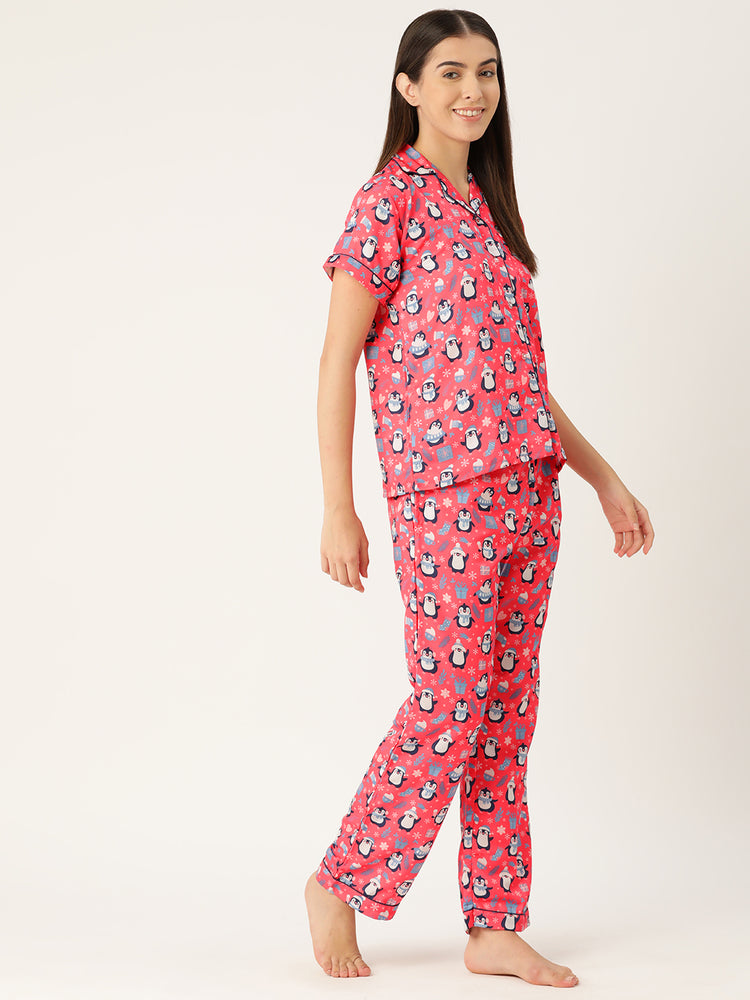 Load image into Gallery viewer, Snowy Day Nightwear Set