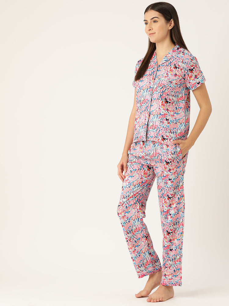 Load image into Gallery viewer, Graffiti Nightwear Set