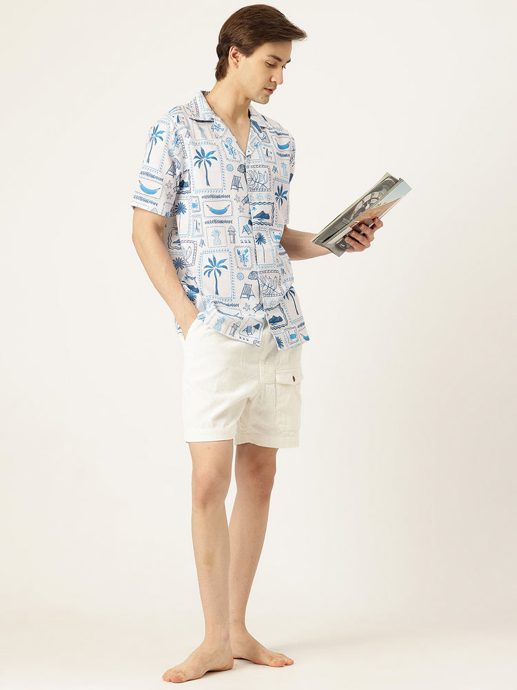 Load image into Gallery viewer, Wave Sketch Summer Shirt
