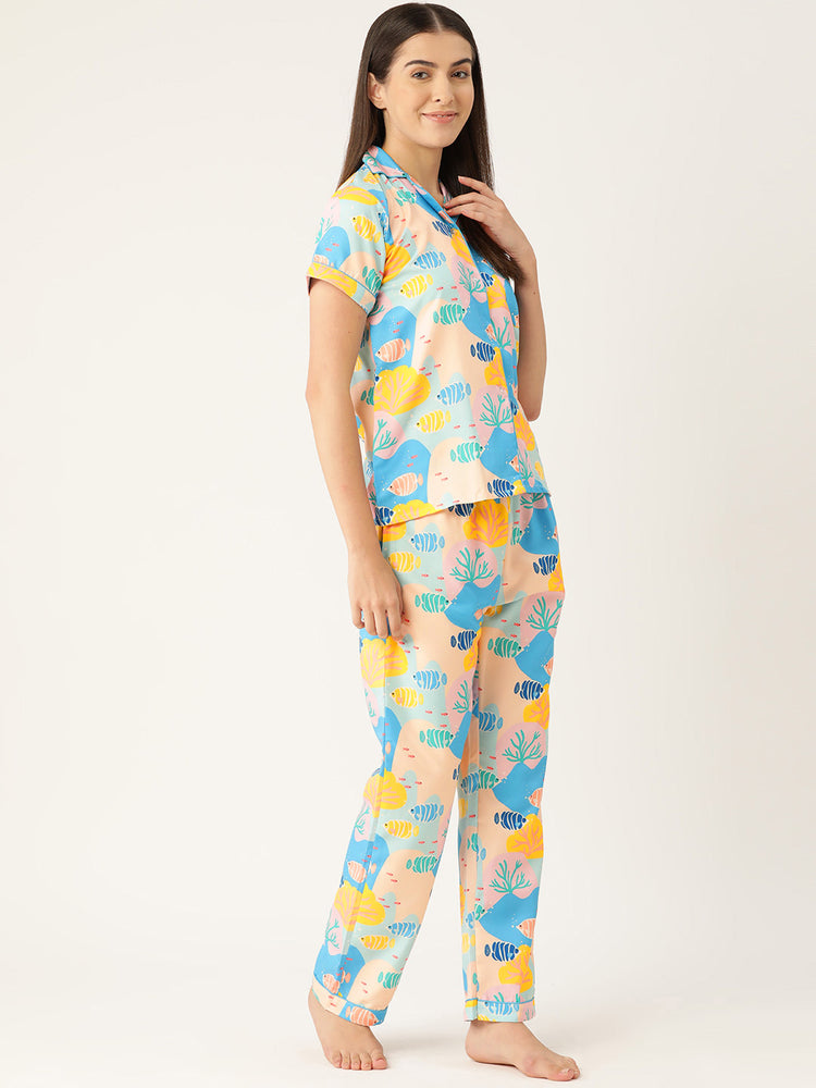 Load image into Gallery viewer, Aquarium Nightwear Set