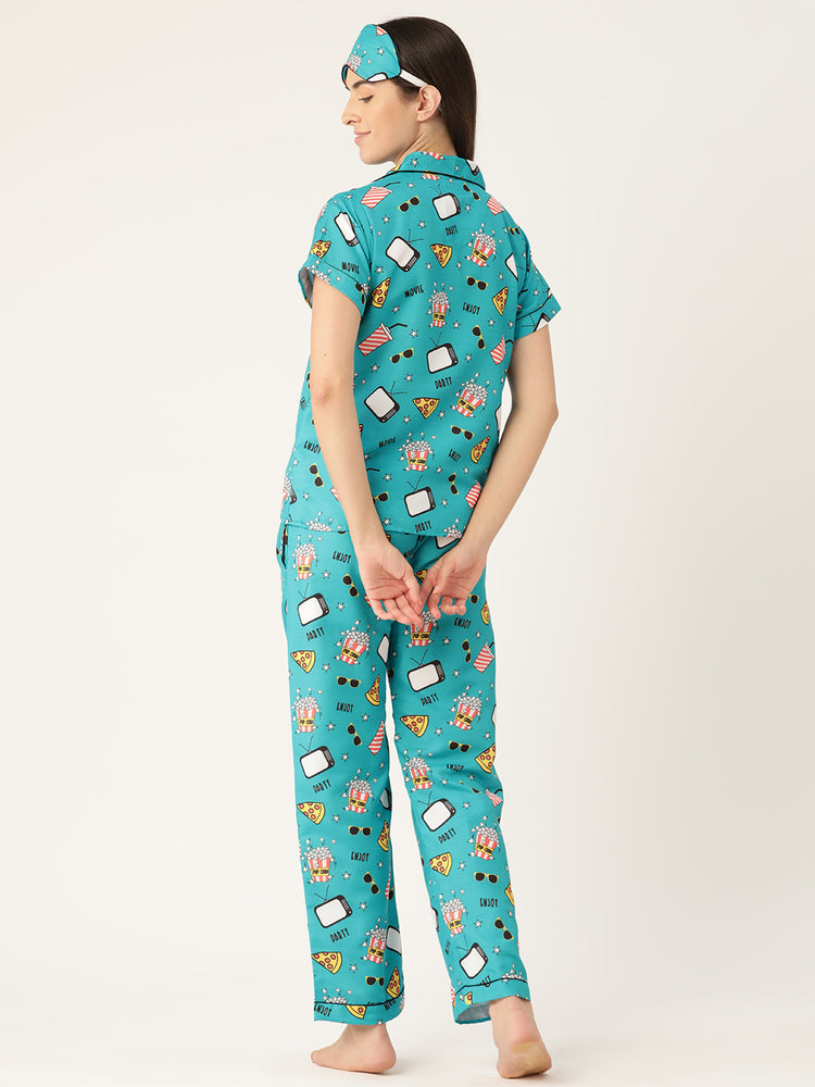Load image into Gallery viewer, Movie Popcorn Nightwear Set