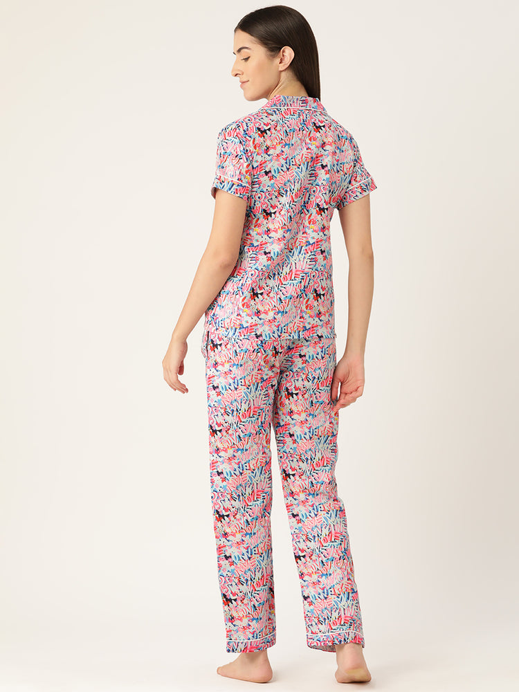 Load image into Gallery viewer, Graffiti Nightwear Set