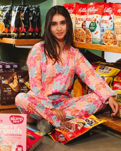 Load image into Gallery viewer, Nothing But Flowers Nightwear Set