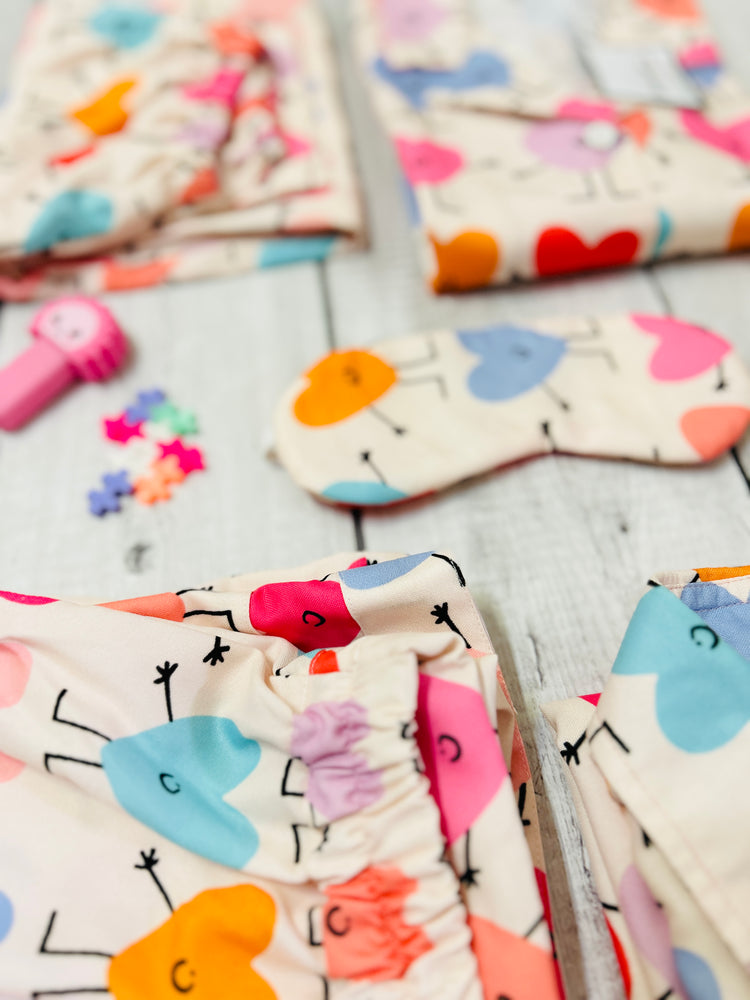 Load image into Gallery viewer, Happy Hearts - Pajama set Nightwear Set