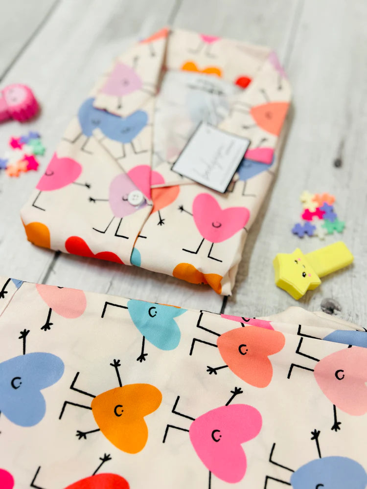 Load image into Gallery viewer, Happy Hearts Kids Nightwear Set