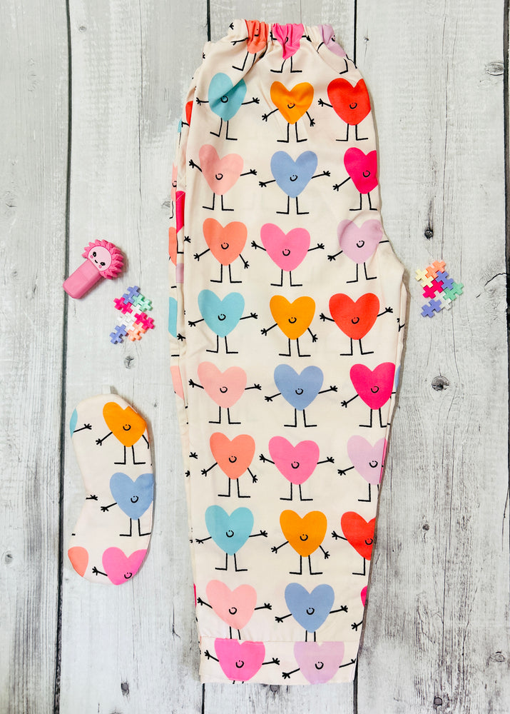 Load image into Gallery viewer, Happy Hearts - Pajama set Nightwear Set