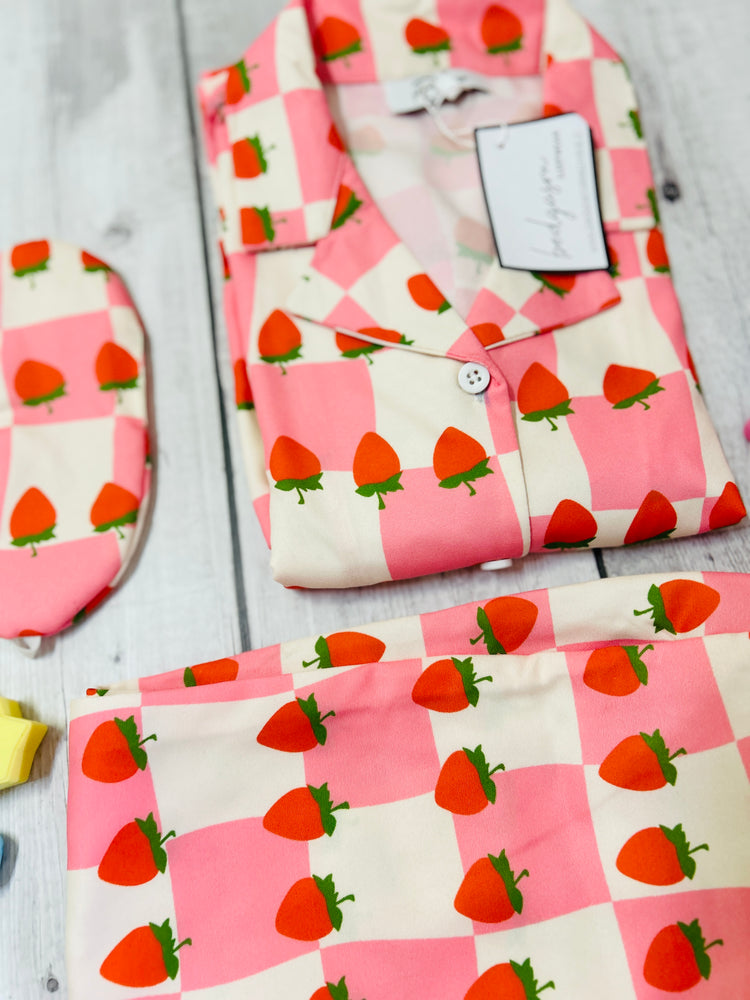 Load image into Gallery viewer, Strawberry - Pajama set Nightwear Set