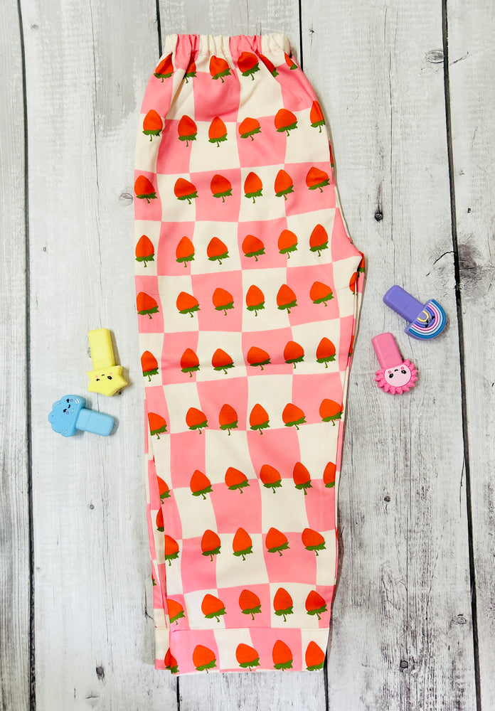 Load image into Gallery viewer, Strawberry Kids Nightwear Set