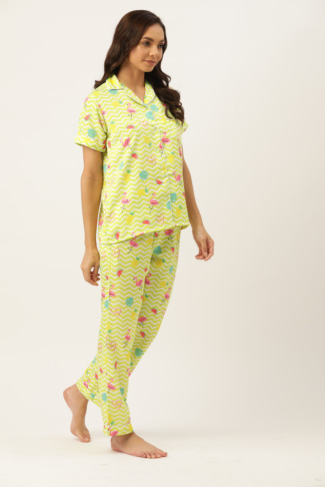 Load image into Gallery viewer, Chevron Nightwear Set