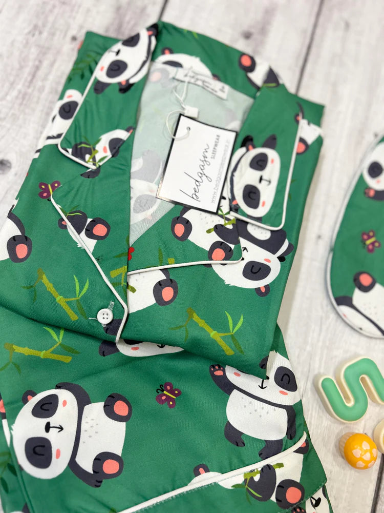 Load image into Gallery viewer, Wild Panda Couple Nightwear Set