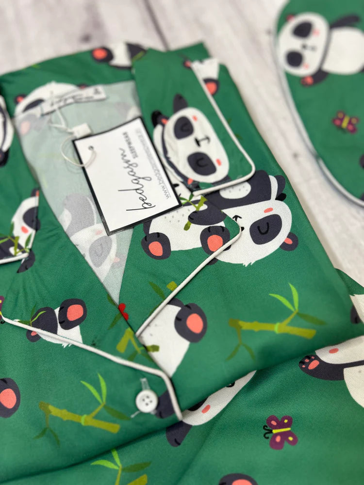 Load image into Gallery viewer, Wild Panda Couple Nightwear Set