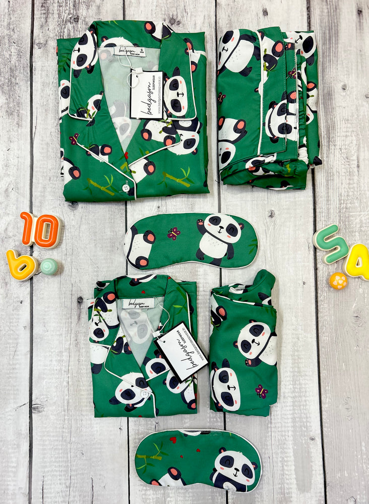 Load image into Gallery viewer, Wild Panda Couple Nightwear Set