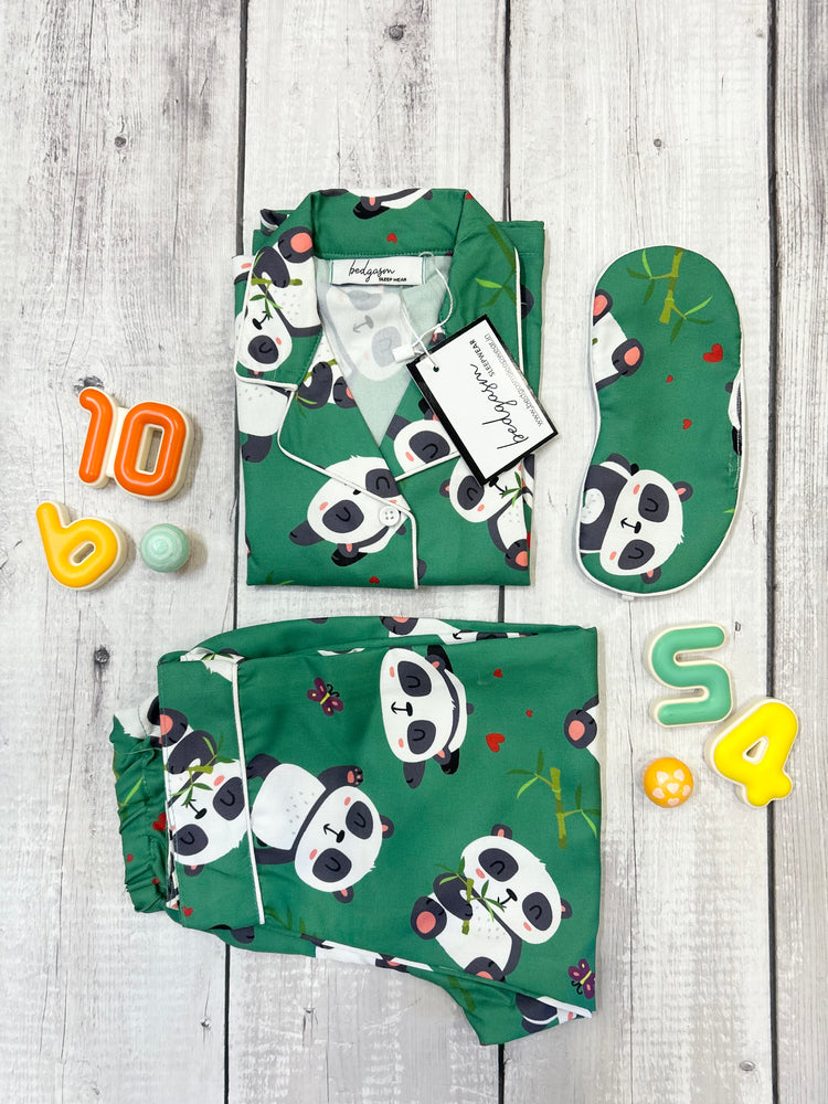 Load image into Gallery viewer, Wild Panda Pajama Set Nightwear Set