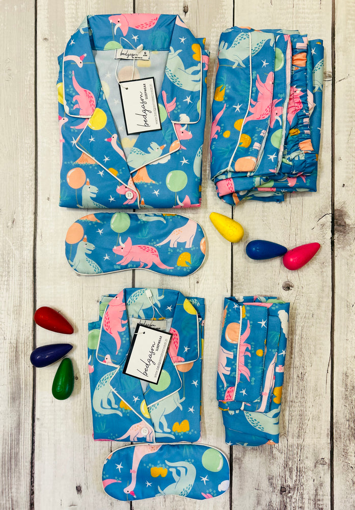 Load image into Gallery viewer, Dino World Couple Nightwear Set