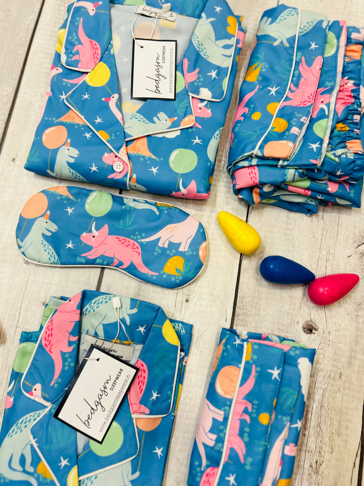 Load image into Gallery viewer, Dino World Couple Nightwear Set