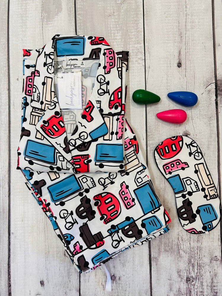 Load image into Gallery viewer, Traffic Jam Nightwear Set