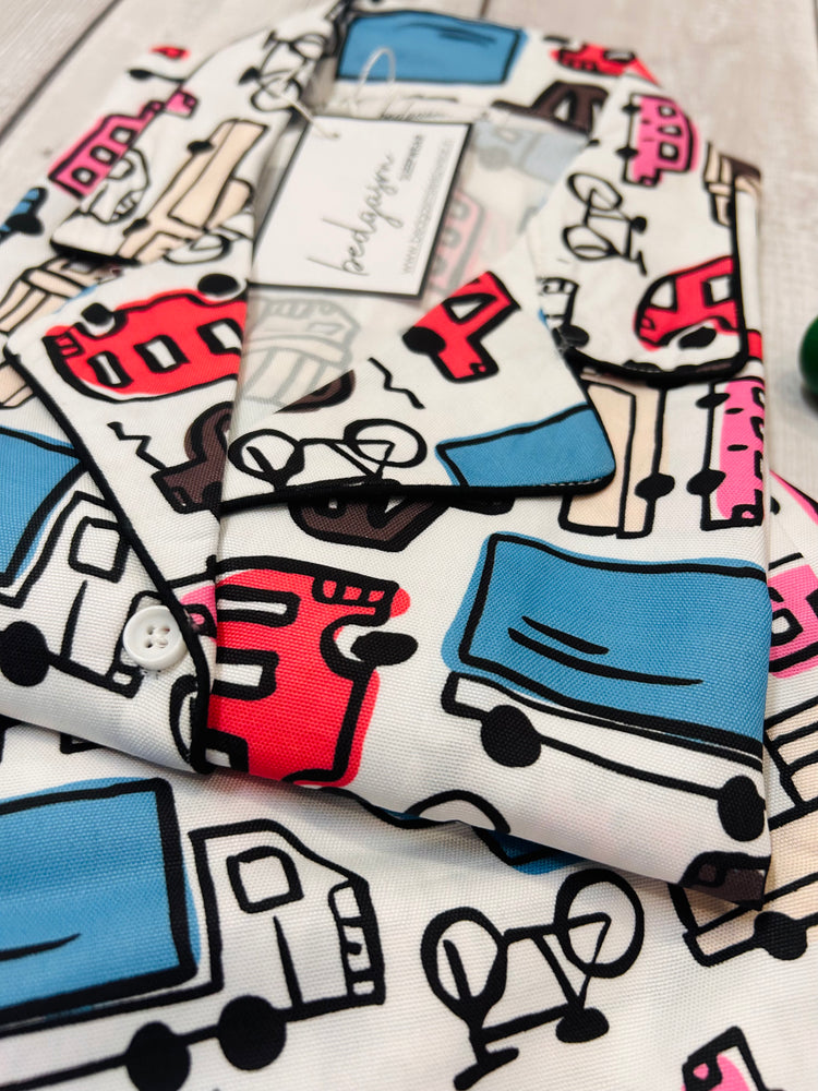 Load image into Gallery viewer, Traffic Jam Men Nightwear Set