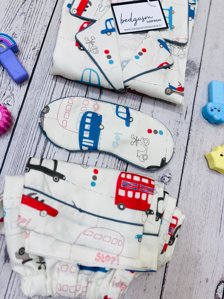 Load image into Gallery viewer, Beep Beep Kids Nightwear Set