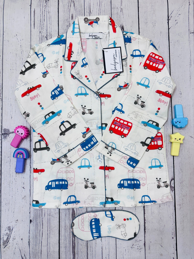 Load image into Gallery viewer, Beep Beep Kids Nightwear Set