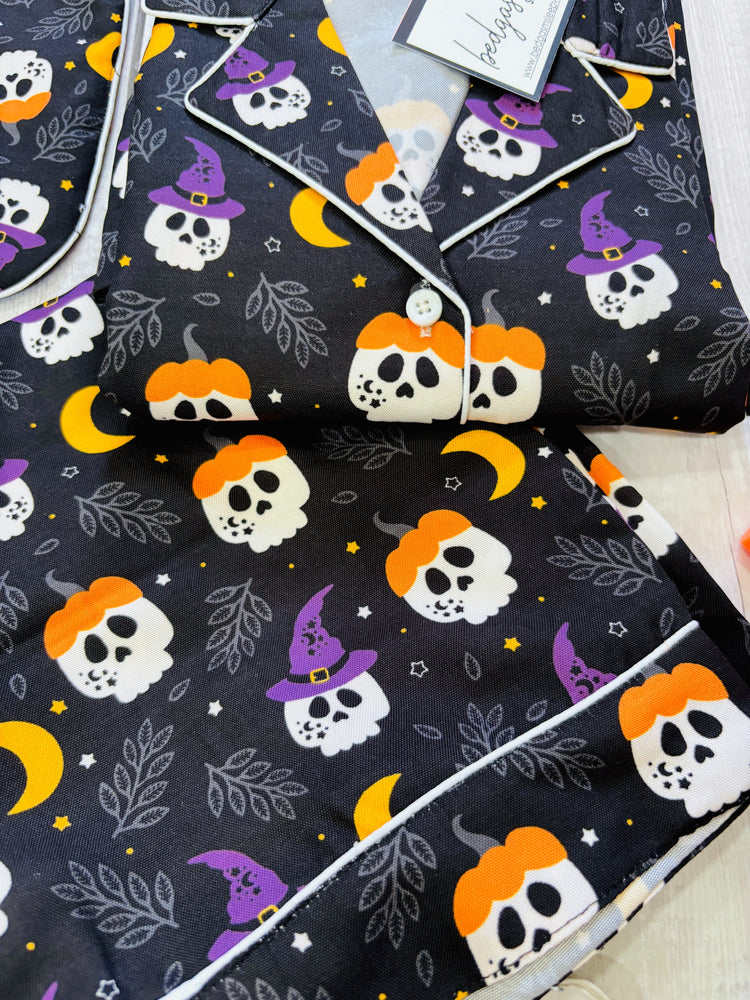 Load image into Gallery viewer, Happy Halloween Nightwear Set