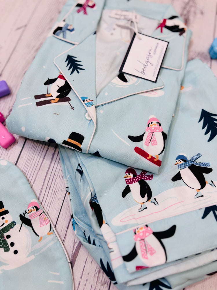 Load image into Gallery viewer, Penguin Surf Nightwear Set