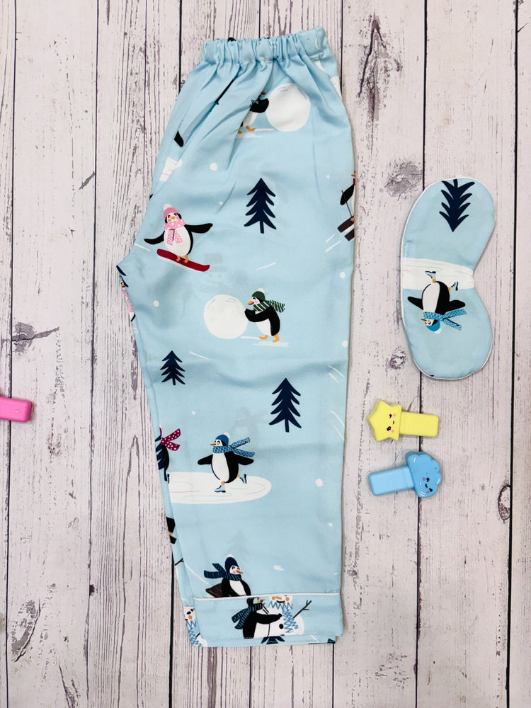 Load image into Gallery viewer, Penguin Surf Kids Nightwear Set