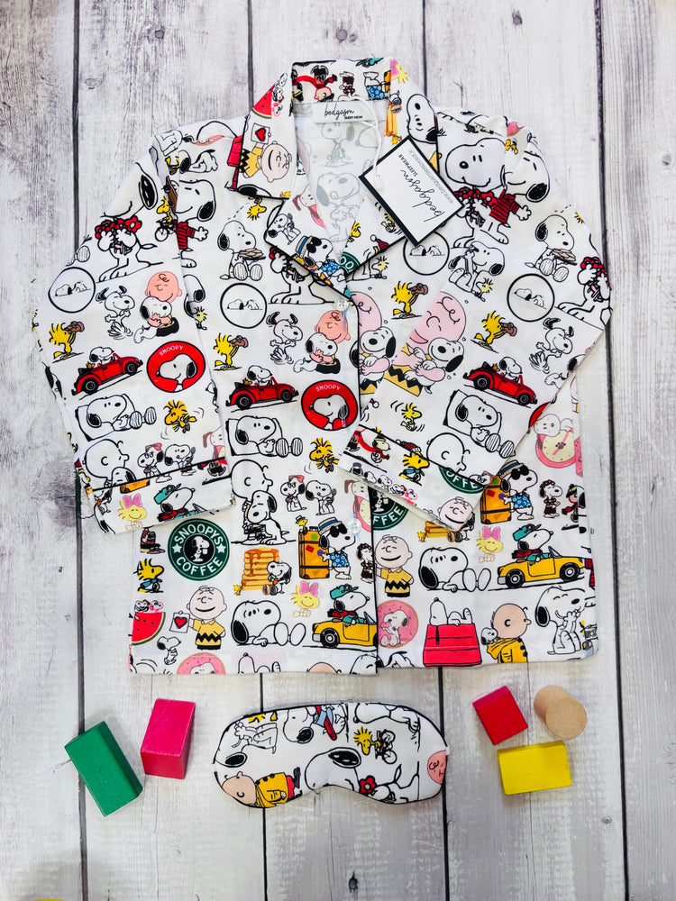 Load image into Gallery viewer, Snoopy's World Kids Nightwear Set