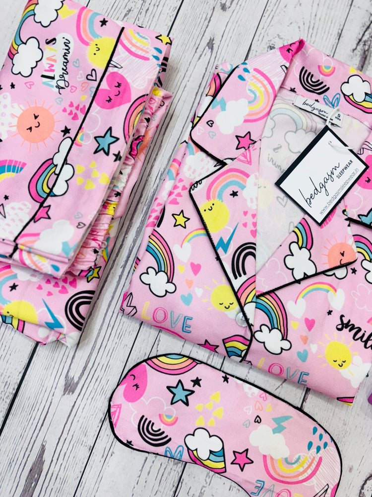 Load image into Gallery viewer, Rainbow Couple Nightwear Set