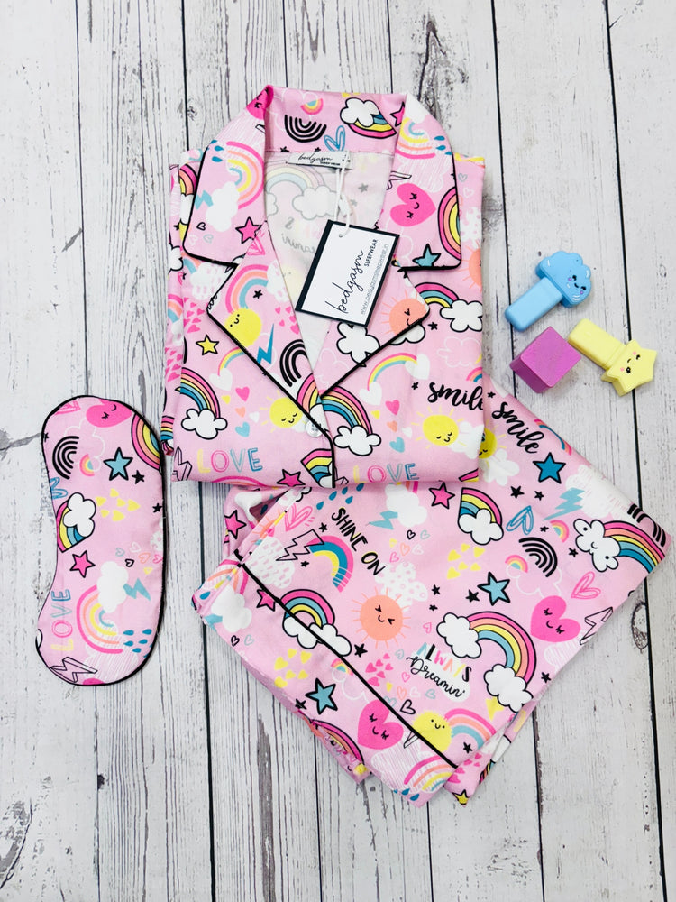 Load image into Gallery viewer, Rainbow Couple Nightwear Set