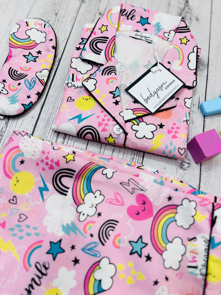 Load image into Gallery viewer, Rainbow Kids Nightwear Set