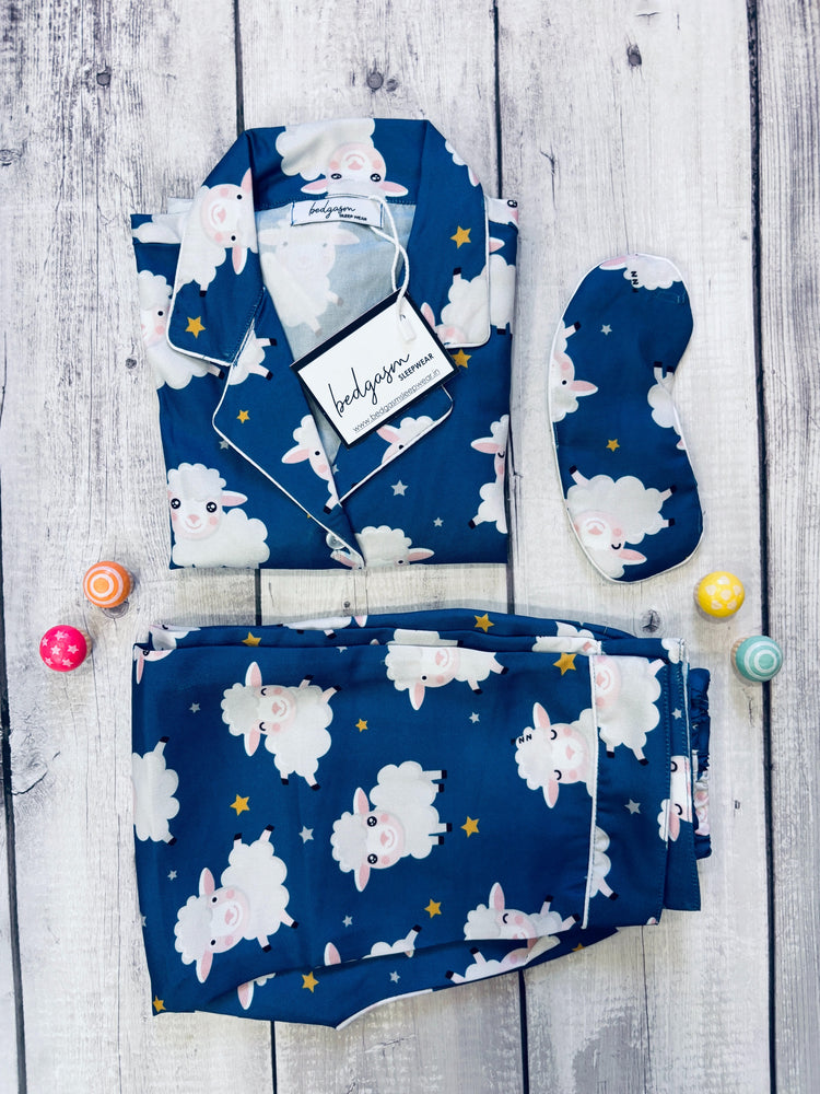 Load image into Gallery viewer, Sheeeeep Kids Nightwear Set