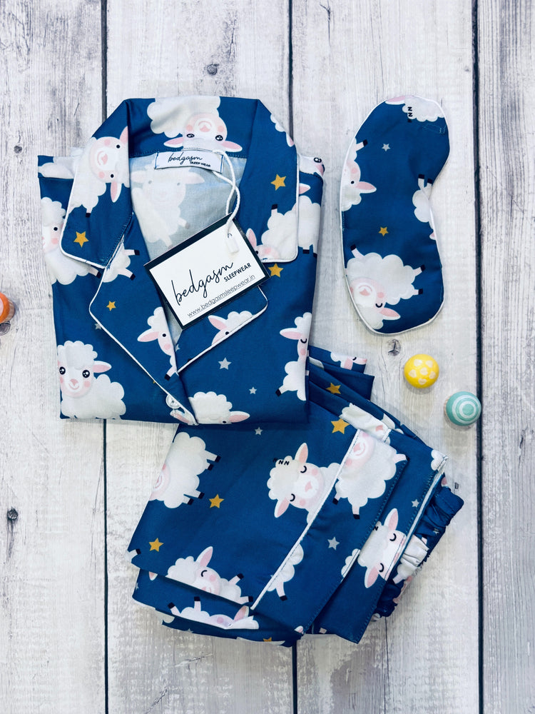 Load image into Gallery viewer, Sheeeeep Kids Nightwear Set