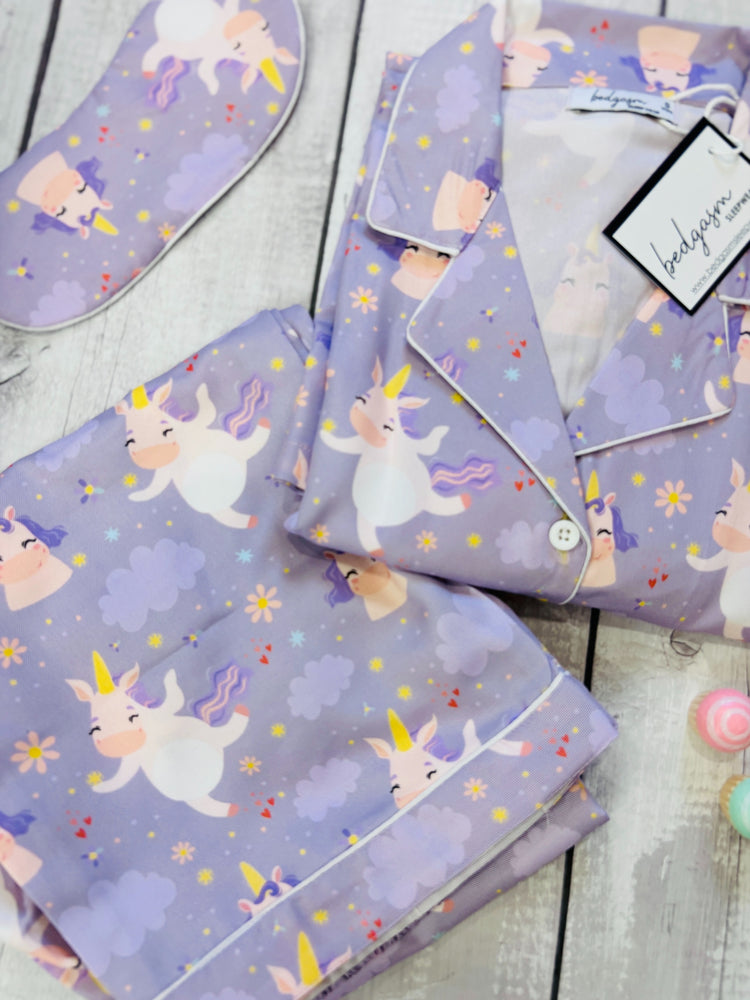 Load image into Gallery viewer, Dancing Unicorn Nightwear Set