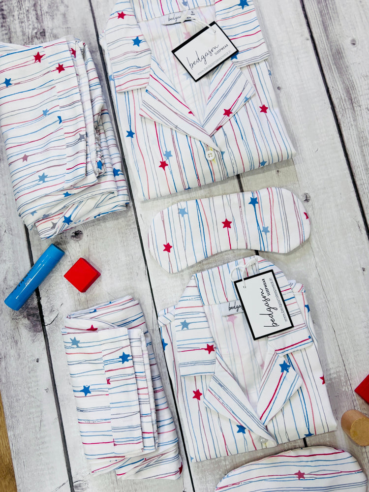 Load image into Gallery viewer, String of Stars Couple Nightwear Set