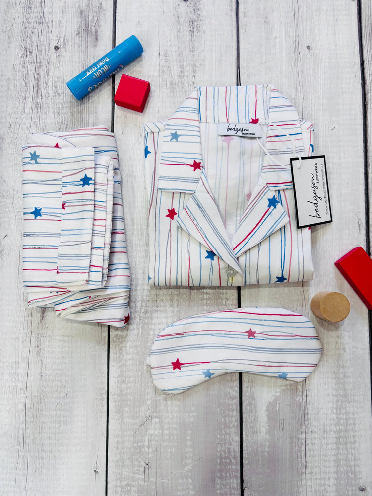 Load image into Gallery viewer, String of Stars Couple Nightwear Set