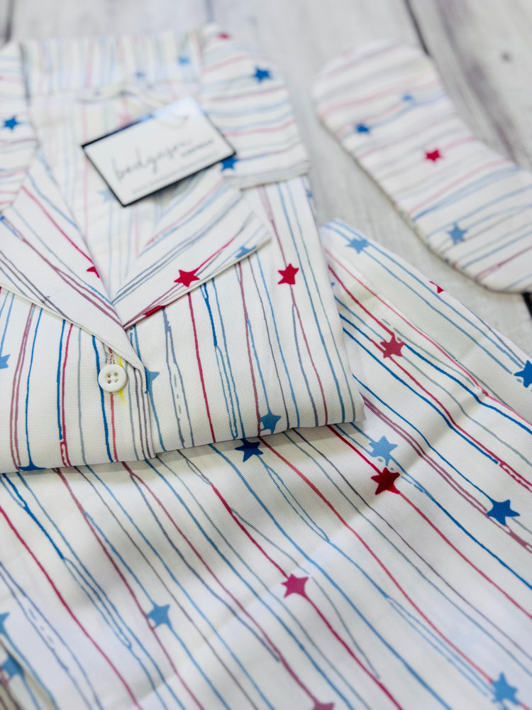 Load image into Gallery viewer, String of Stars - Pajama Set Nightwear Set