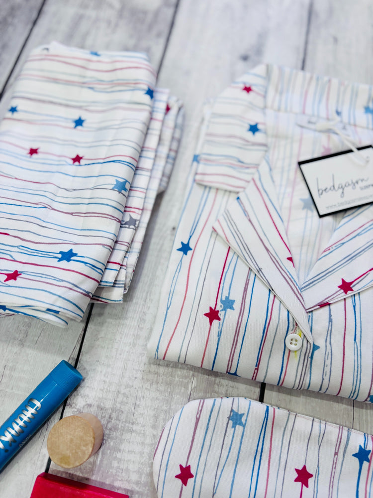 Load image into Gallery viewer, String of Stars - Pajama Set Nightwear Set