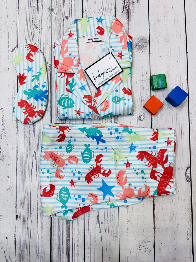 Load image into Gallery viewer, Into the Ocean Kids Nightwear Set