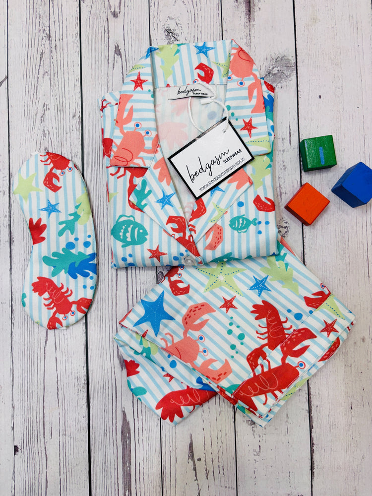 Load image into Gallery viewer, Into the Ocean Kids Nightwear Set