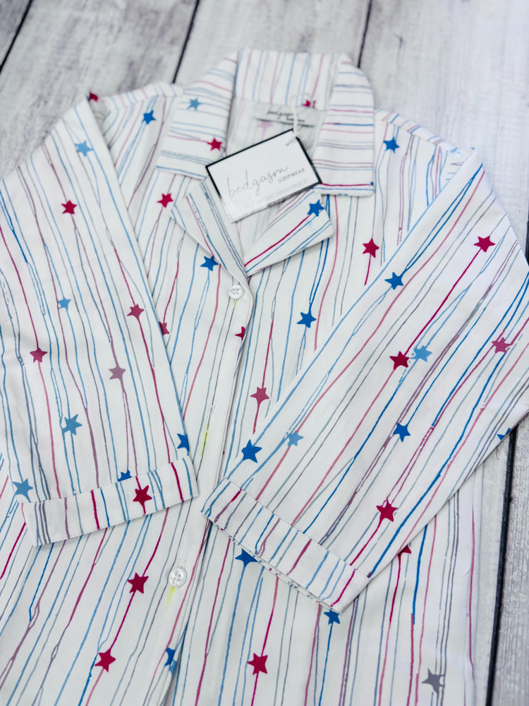 Load image into Gallery viewer, String of Stars Kids Nightwear Set