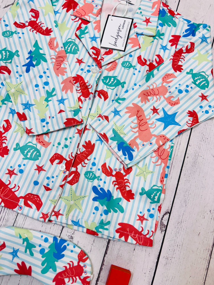 Load image into Gallery viewer, Into the Ocean Kids Nightwear Set