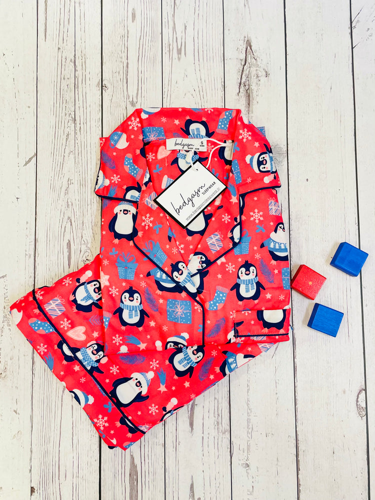 Load image into Gallery viewer, Snowy Day Men Nightwear Set