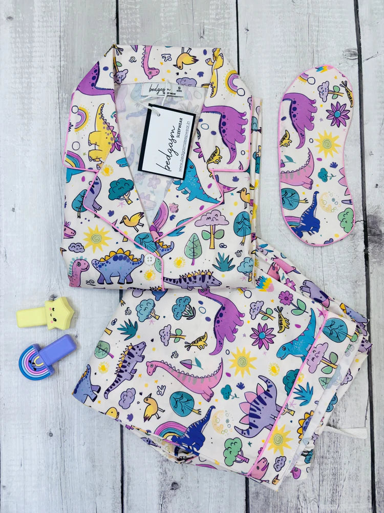 Load image into Gallery viewer, 5 Little Dino Kids Nightwear Set