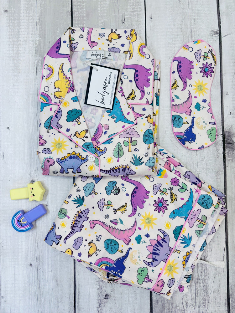 Load image into Gallery viewer, 5 Little Dino - Pajama Set Nightwear Set