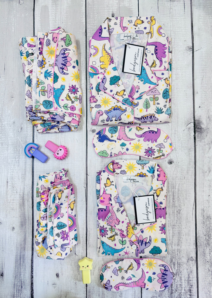 Load image into Gallery viewer, 5 Little Dino - Pajama Set Nightwear Set